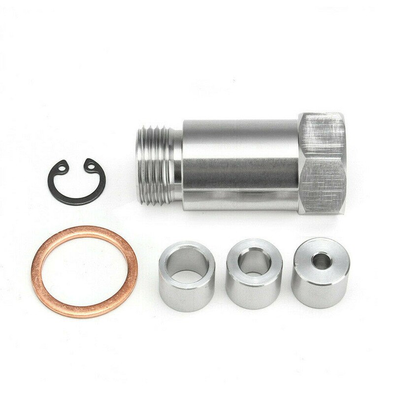 1 Set O2 Oxygen Sensor Restrictor Fitting W/ Gas Flow Inserts Cel Fix Stainless Steel &amp; Adjustable Gas Flow Inserts Defouler