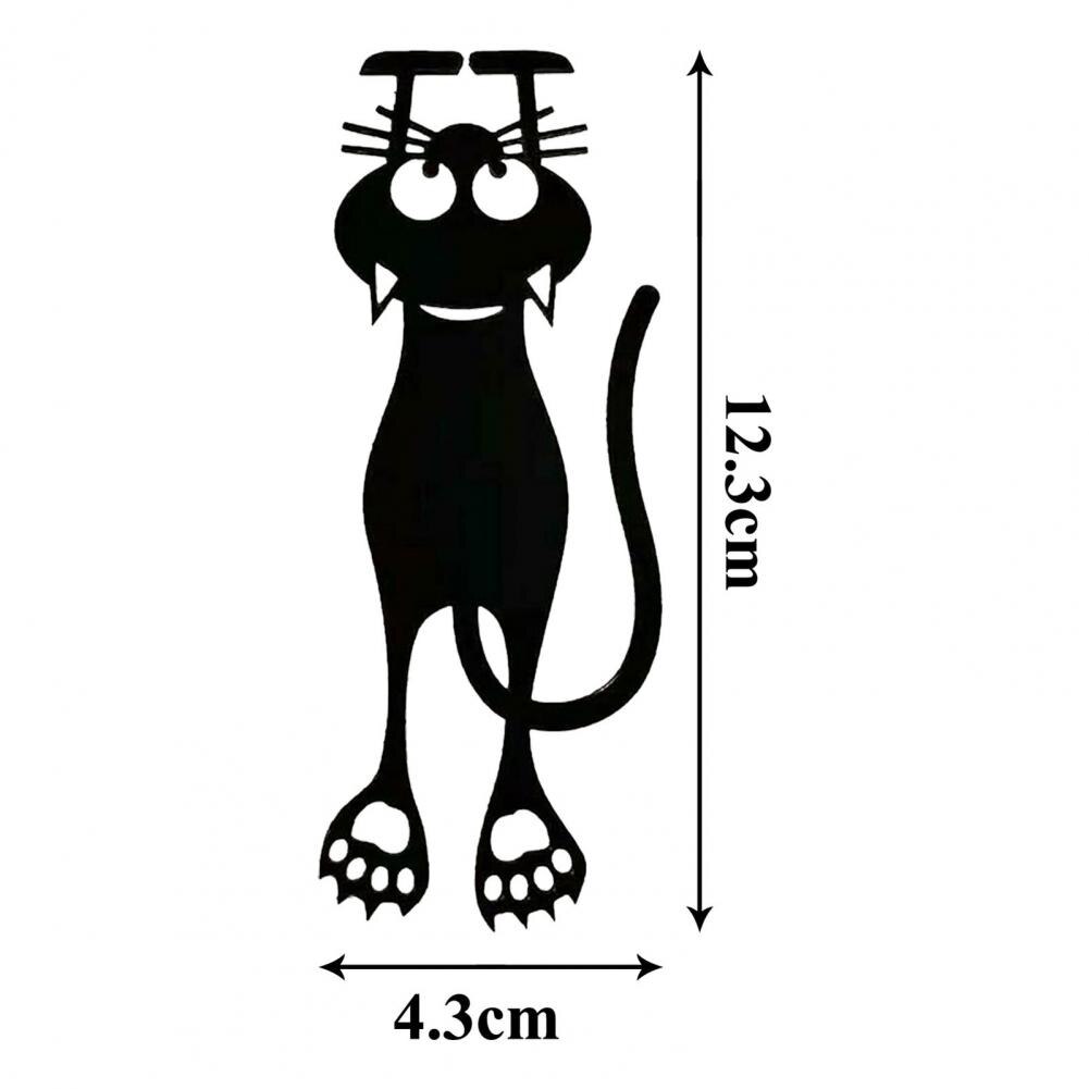 Cartoon cat climbing Wall edge Wall Sticker home decoration for kids rooms Mural Art Decals animals door stickers wallpaper