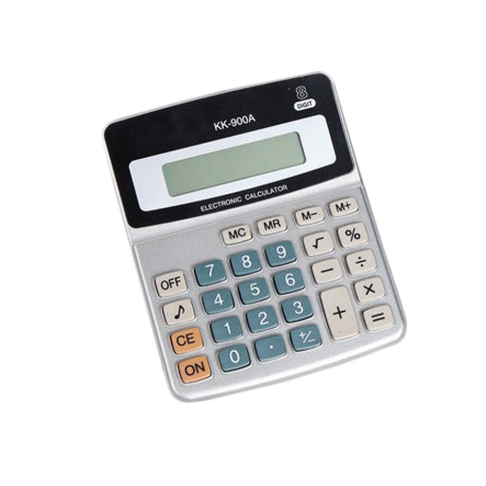 1pc Office Commercial Calculator 8 Digit Large Screen Computer Financial Accounting Electronic Calculator Battery Powered