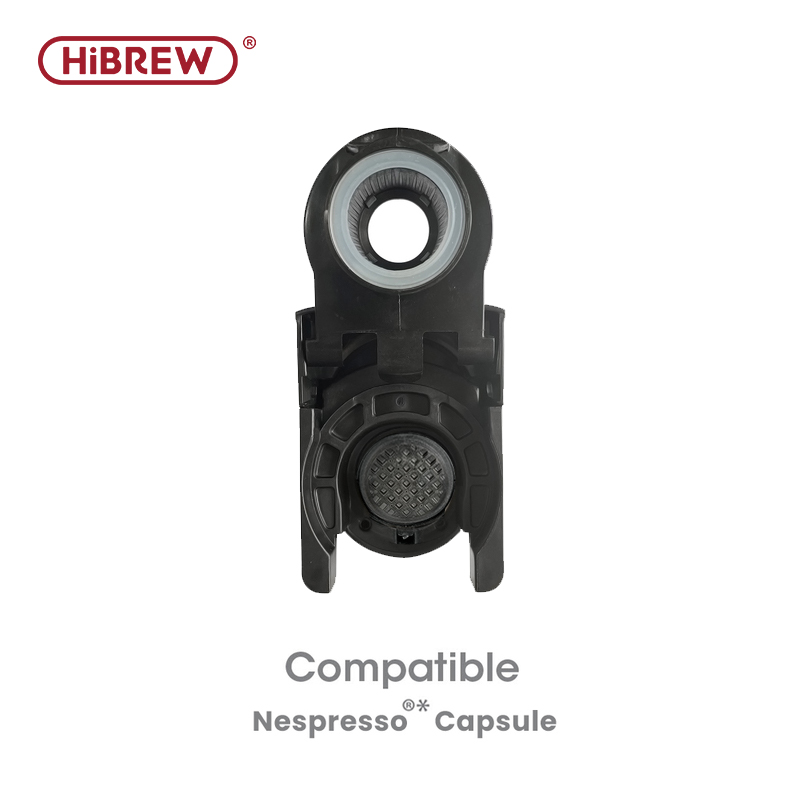 HiBREW H2A & H2B macchina da caffè capsula adattatore sistema parti per Nespresso o Dolce gusto o caffè macinato o ESE baccello o Caffitaly: Grigio