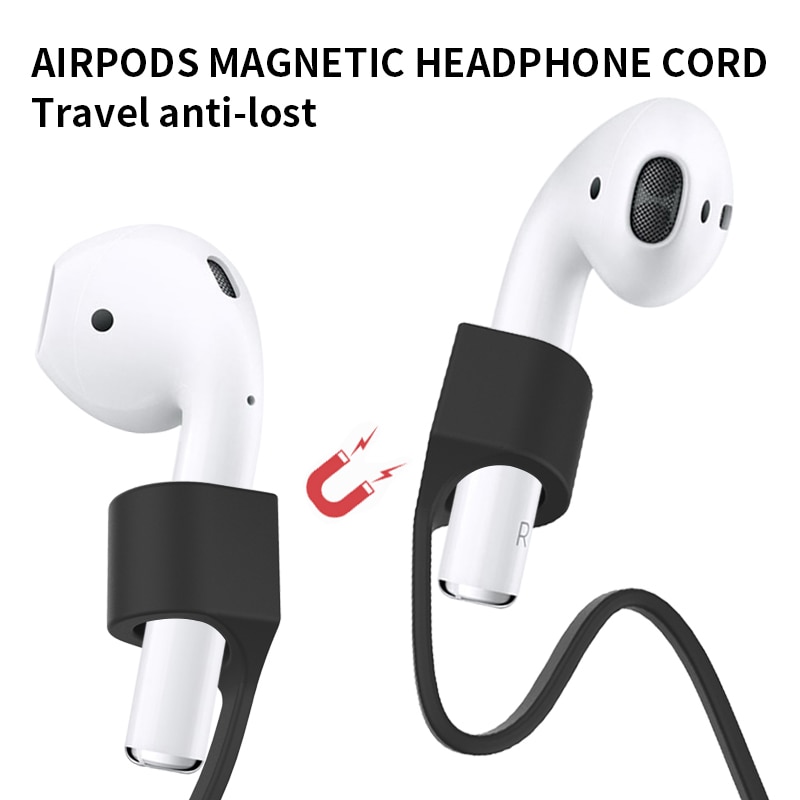 Magnetische Kopfhörer Gurt Für Airpods Profi Zubehör Weiche Silikon Anti-Verloren Seil Kopfhörer Schnur Kabel Für Airpods Schnur