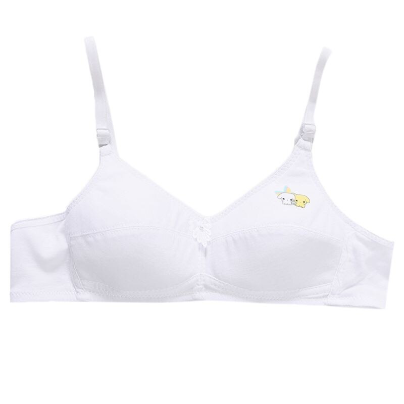 Bh voor jonge meisjes, tieners, zacht katoen, cartoon, geen stalen ring, student, verstelbare lingerie, ondergoed, tienermeisjes, comfortabele bh's