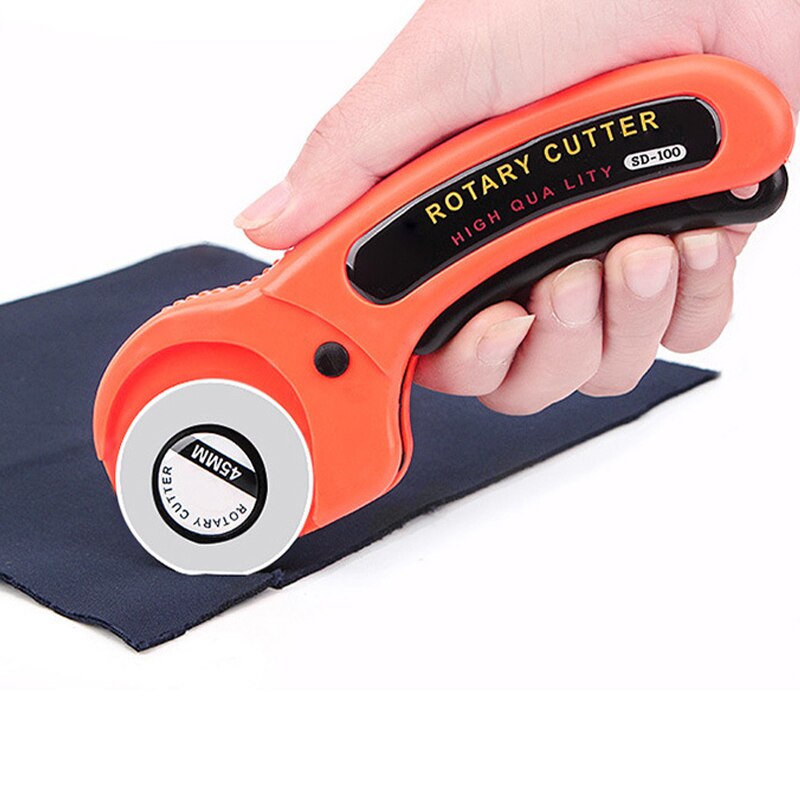 45MM Rotating wheel cloth knife leather knife paper knife round wallpaper knife hob dotted curve wavy line utility knife Cutter