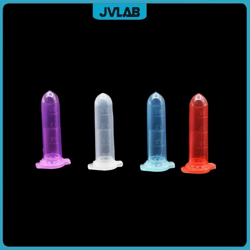 Microtubes Centrifugebuis 2 ml Lab Centrifugaalbuis Kleurrijke EP Buis Bodem Ronde PP Reageerbuis Snap-cap Clear Schaal 100/PK