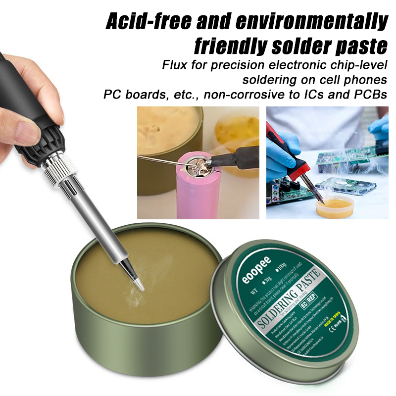 Soldering Paste Rosin Flux Lead-free Soldering Welding Flux Soldering Iron Repair Sheet Stainless Steel Sheet Nickel Solder Wire