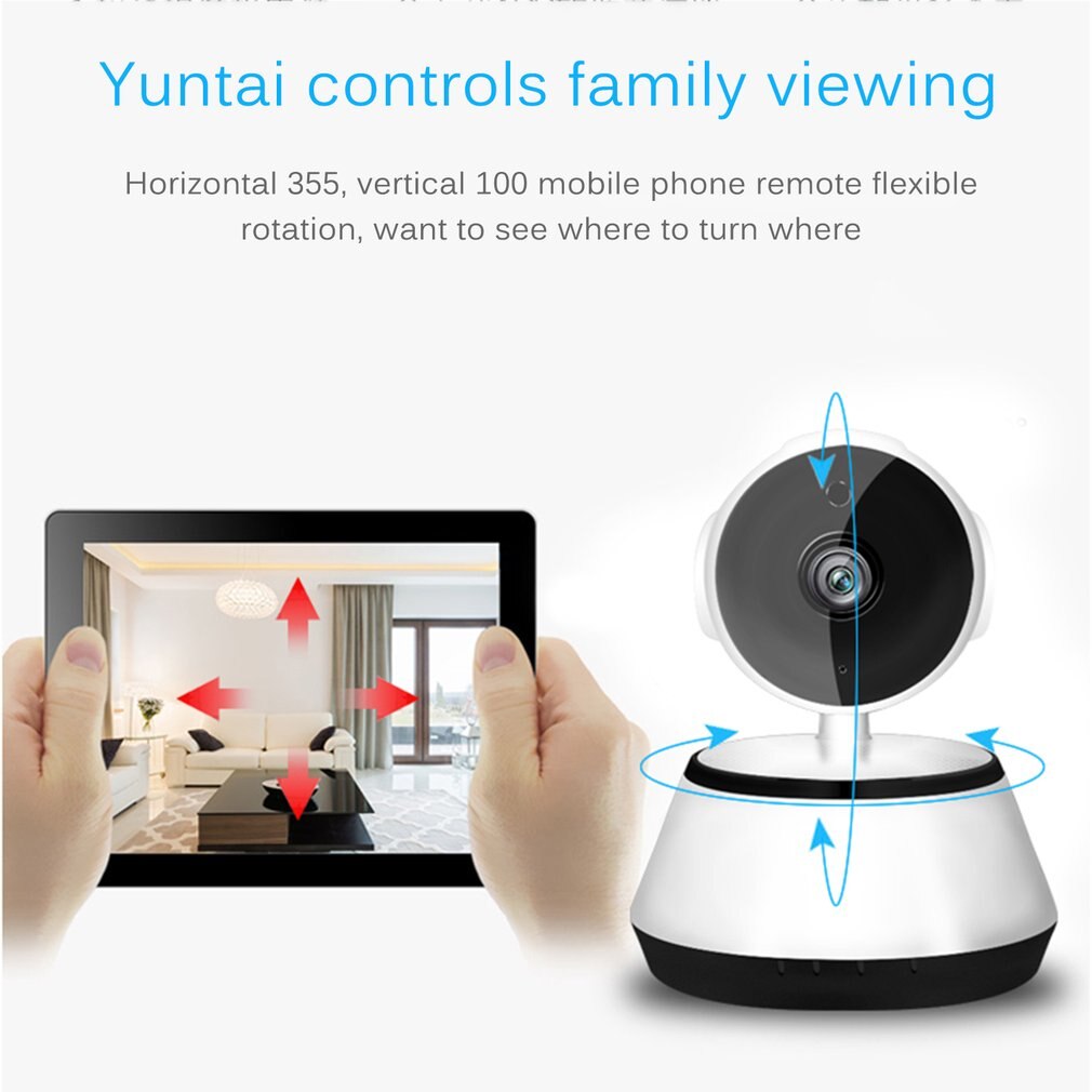 Drahtlose 720P WIFI Kopf Drehung Ip-kamera WLAN Nachtsicht Webcam Baby Monitor Heimat Sicherheit Überwachung System