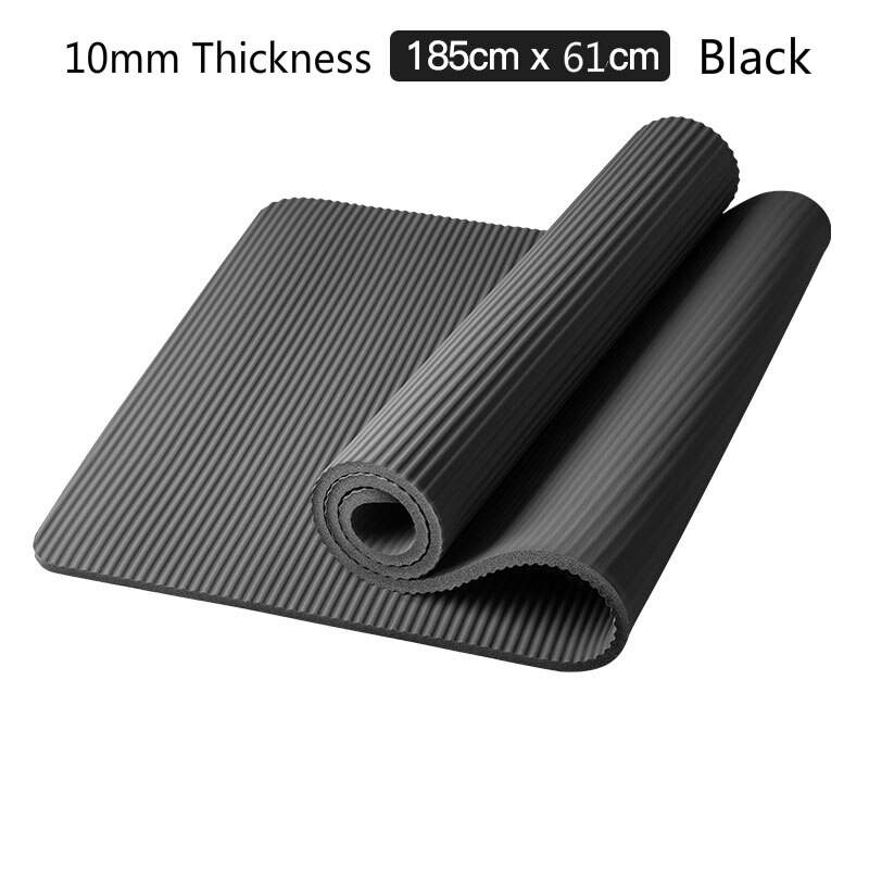 185Cm Vergroot Fitness Mat Yoga Mat Mannen Gym Oefening Mat Esterilla Yoga Tapete Pad Verlengen Antislip Voor beginner Met Yoga Tas: Default Title