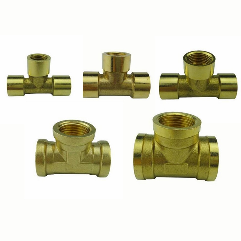 Brass Pipe Fittings 1/8" 1/4" 3/8" 1/2" BSP Female... Vicedeal