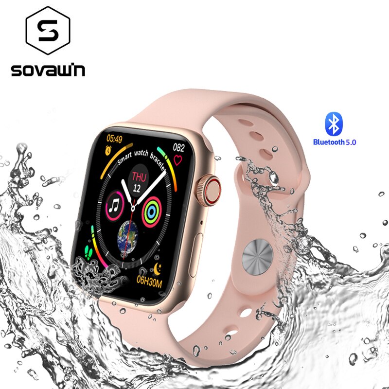 Bluetooth 5.0 smartwatch  f20 waterdichte fitness tracker horloge met hartslagmeter slaap sport smartwatch ondersteuning ios android