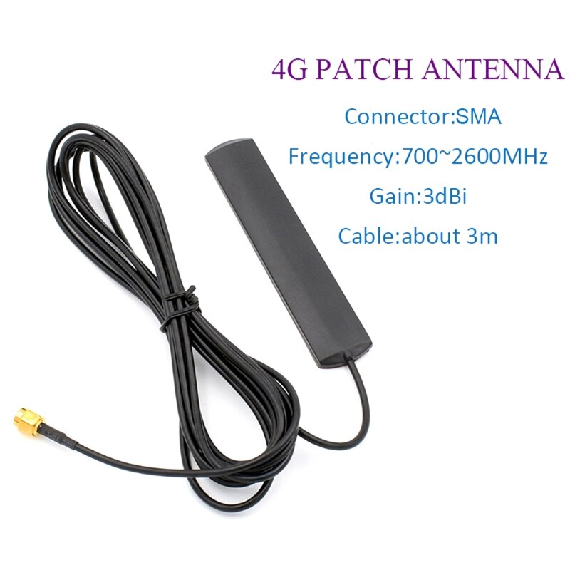 Antenna GSM 4G 700-2600MHz Patch SMA connettore maschio cavo adesivo Antenna auto