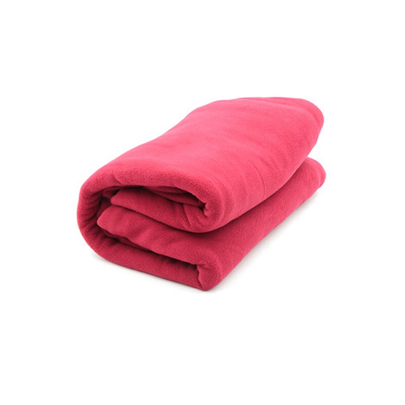 Fleece sovepose ultralette udendørs camping telt kuvert sovepose voksen ultralette rejsetaske forår og efterår: Rød