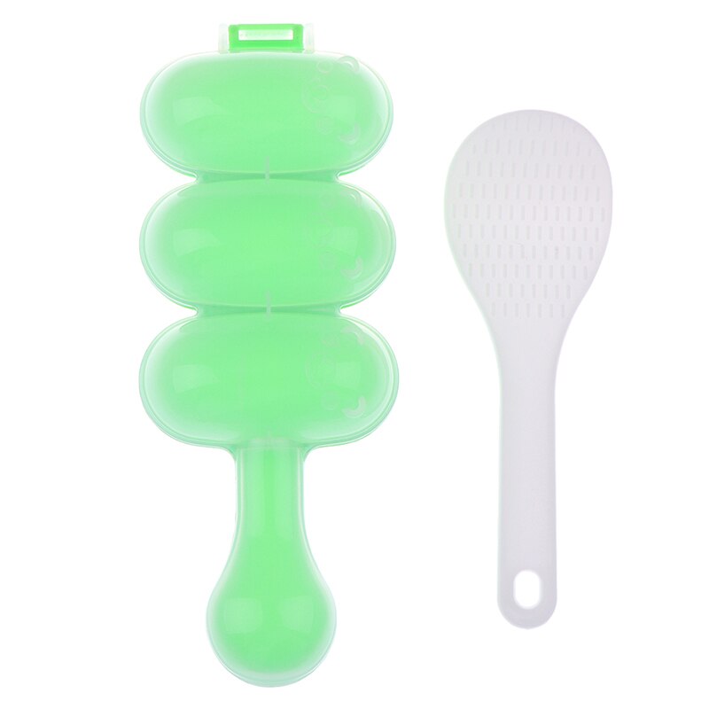 Offre Spéciale 1/2/3 pièces Sushi Moule Onigiri Boule De Riz Bento Presse Moule Outils De Bricolage UTILITAIRE Accessoires De Cuisine Fabricant De Sushi: 2pcs 1set green