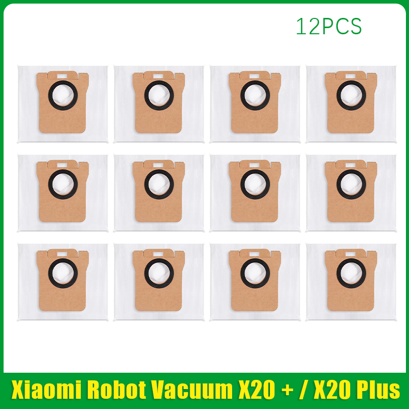 Para Xiaomi Robot aspirador X20 + / X20 Plus bolsa de polvo paño de mopa accesorios Cepillo Lateral principal piezas de repuesto de filtro Hepa: Multicolor