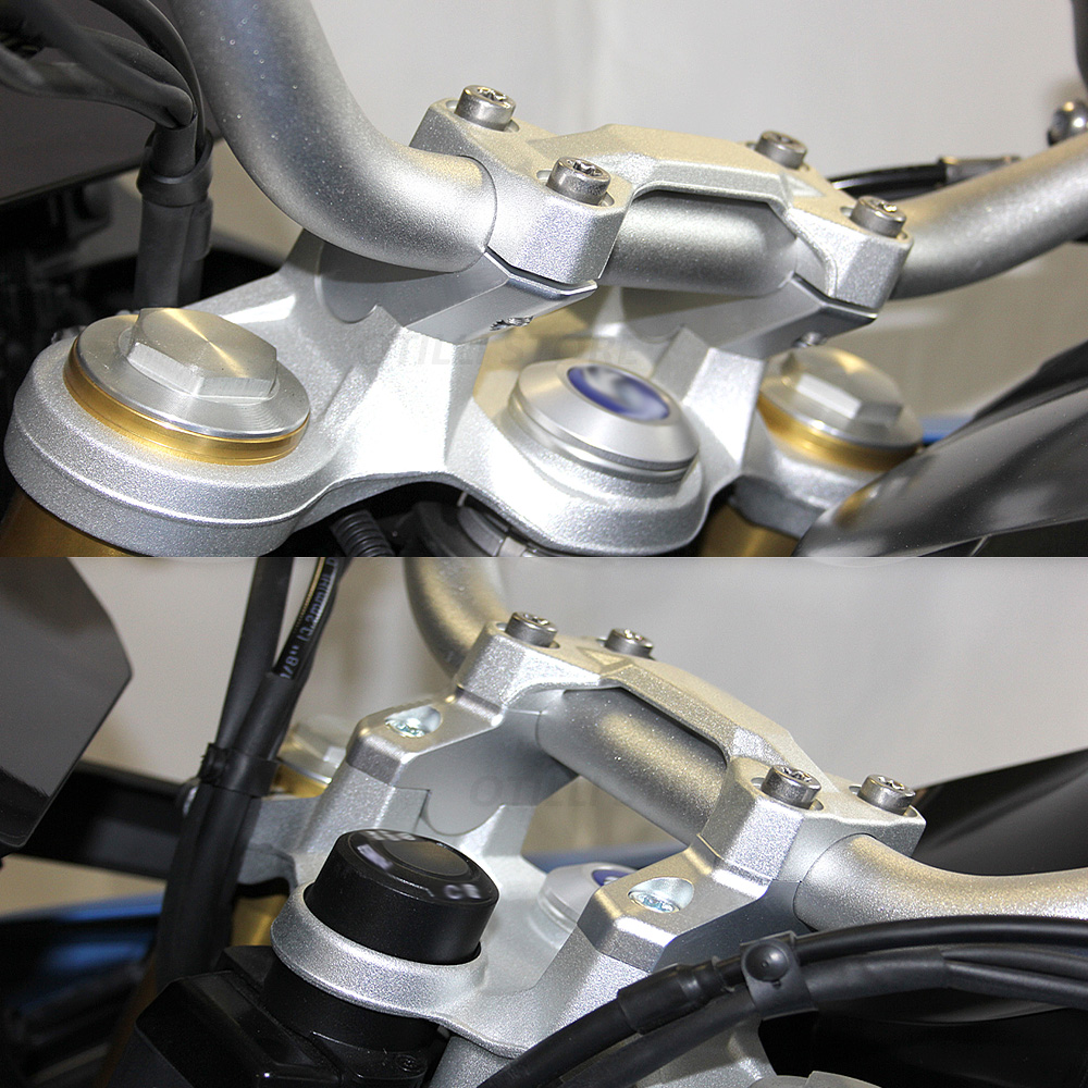 Elevadores de manillar de motocicleta, con adaptador de altura Offset para BMW F850GS Adventure F850GS, F900R F900XR F 900 R