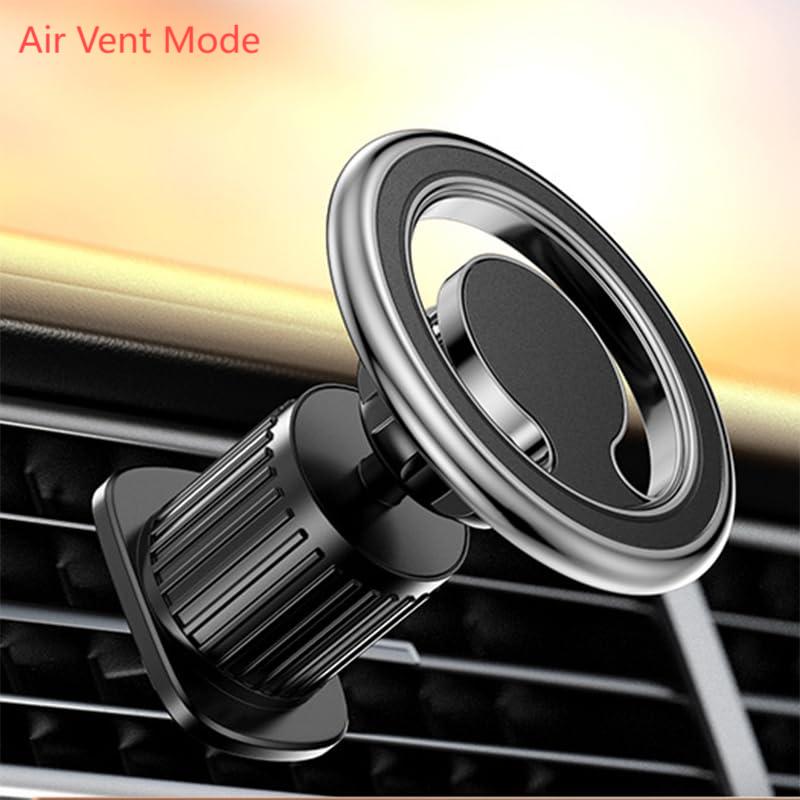 magnetische telefoonstandaard, draaibaar dashboard zwart, montagesteun GPS mobiele beugel in auto voor Macsafe iPhone 15 14 13 12: WHITE