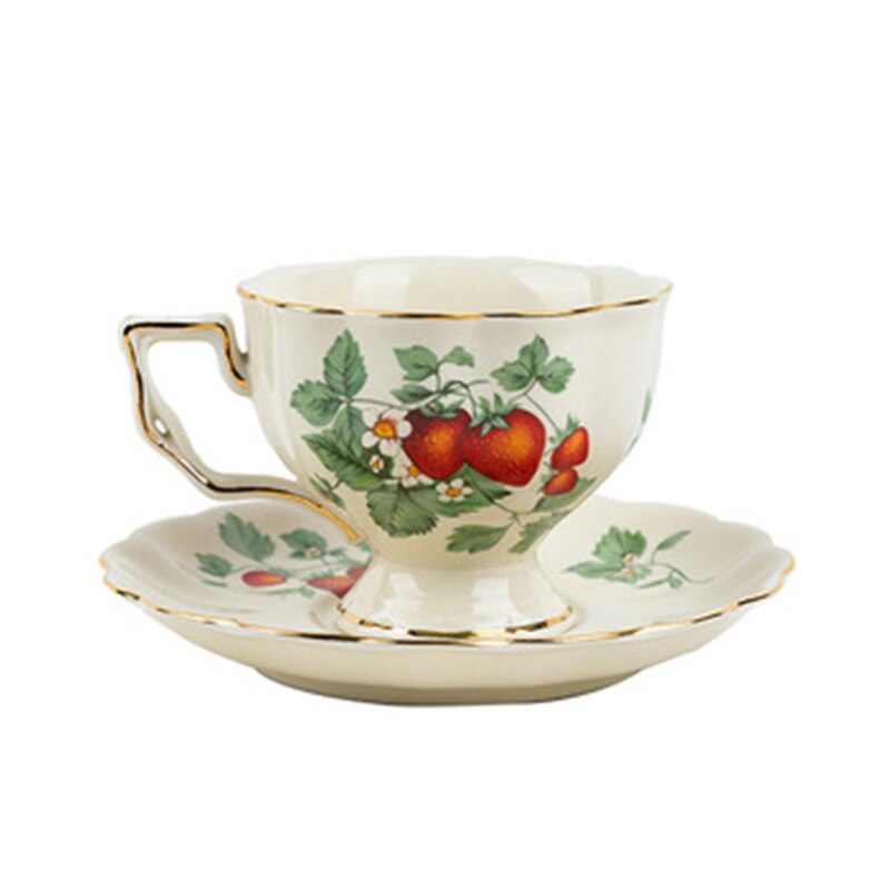 European Retro Tea Set Ceramic English Afternoon Tea Tea Set Domestic Ceramic Tea Set Teapot Teacup Coffee Cup Saucer