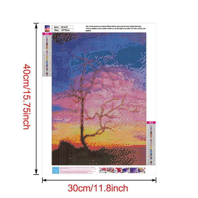 5D DIY Volledige Boor Diamant Schilderij Landschap Kruissteek Mozaïek Craft Kits Diamant Schilderij Tekening voor Thuis en Party Decor: A