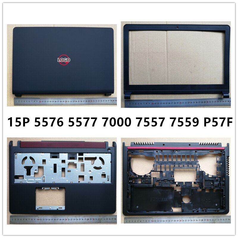 laptop For DELL Inspiron 15P 5576 5577 7000 7557 7559 P57F LCD Back Cover Top Case/Front Bezel/Palmrest/Bottom Base Cover Case