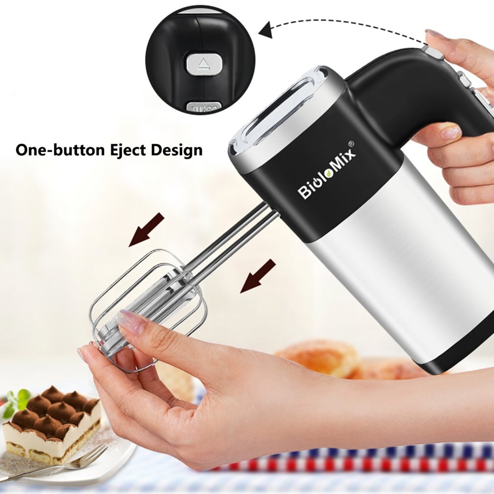 Mini Electric Food Blenders Egg Beater Whisk Multifunctional Food Processor Kitchen Mini Electric Manual Cooking Baking Tool