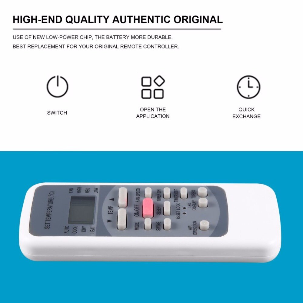 Universal Air Conditioner Remote Control Controller Replacement for Media R51M R51/E R51/CE R51M/CE R51D/E R51M/BGE