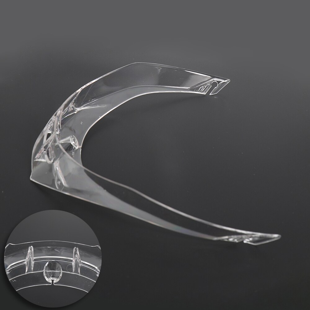 Motorcycle Helmet Big Tail Spoiler For AGV PISTA GRP GP VELOCE-S Rear PARTS &amp; ACCESSORIES Moto Casco Adornment: notch transparent