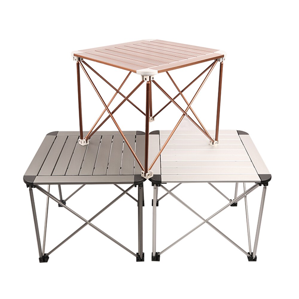 Outdoor Opvouwbare Camping Tafel Draagbare Ultralight Aluminium Tafel Met Opbergtas Voor Camping, Picknick, Bbq, Strand, vissen