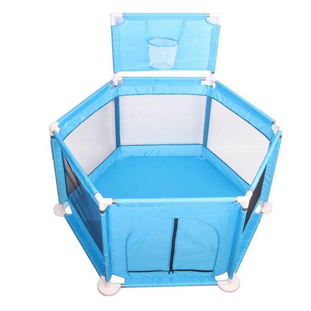 Draagbare babybadje kinderbox opvouwbare babyomheining kinderbox kinderveiligheidsbarrière plastic ballenbak babybedomheining: Wj3559f
