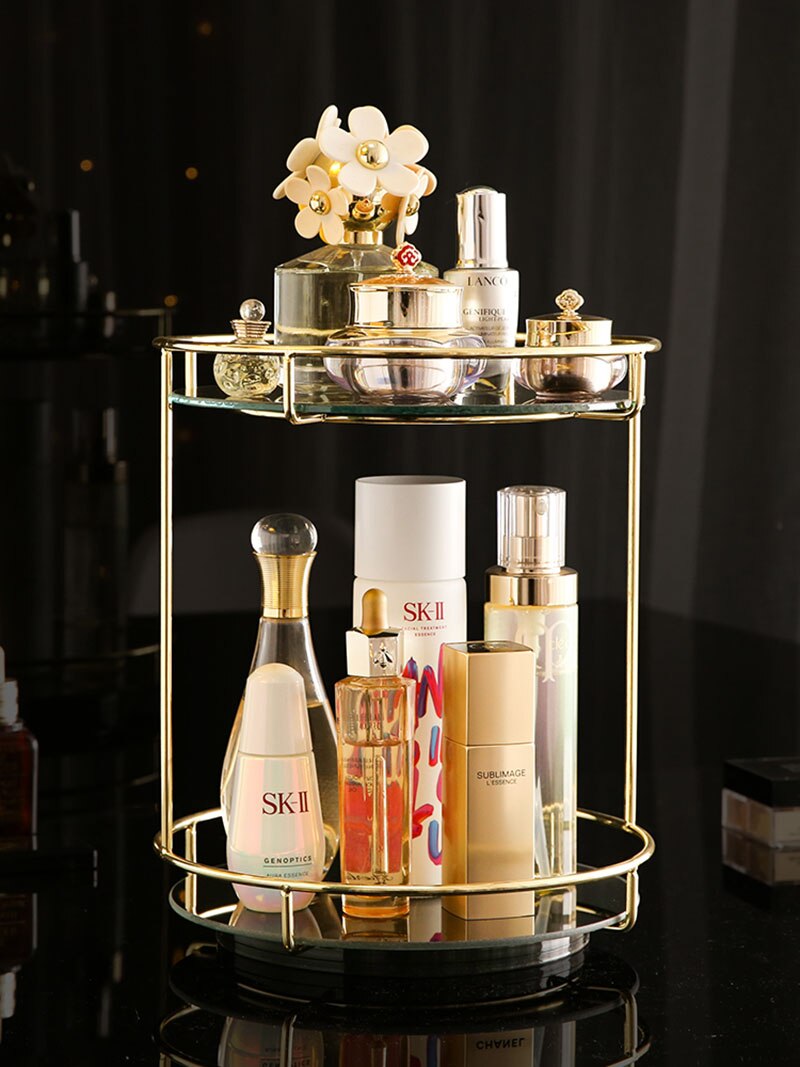 Roterende Cosmetische Plank Parfum Rack Gratis Combinatie Desktop Storage Huidverzorgingsproducten Organizer