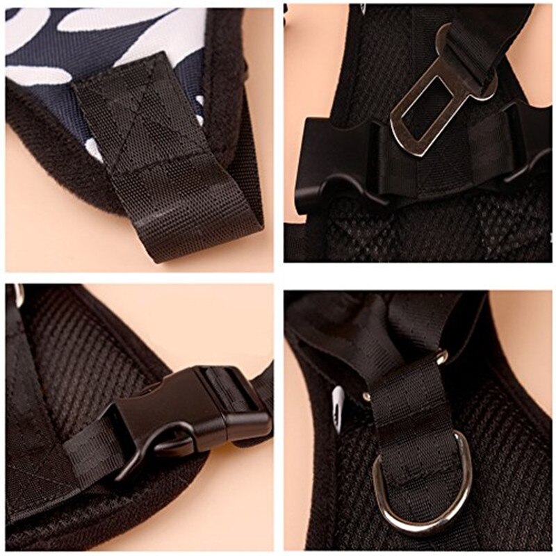 Veiligheid Hond Autogordel Pet Harness En Leash Set Verstelbare Nylon Mesh Voertuig Harnassen Hond Vest Voor Medium Grote honden