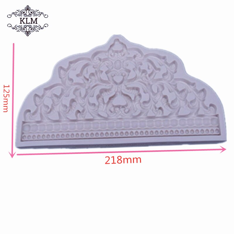 Klm Europese Queen 'S Crown Silicone Mold 3D Klei Tool Cake Decoratie Meubi Hulpmiddel Chocolade Biscuit Tool Fudge Tool