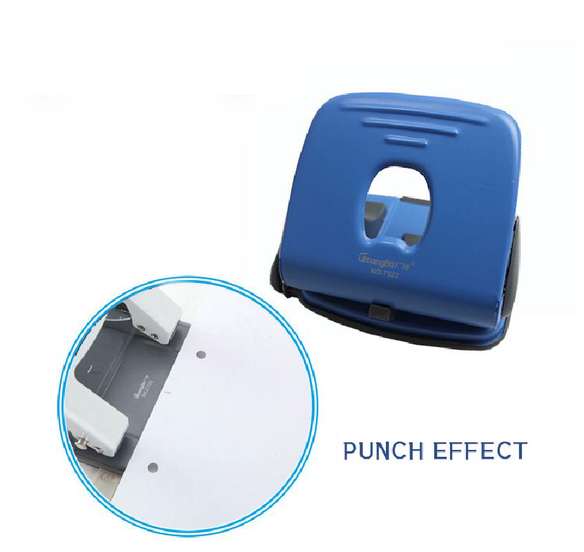 Double Hole Manual Metal Punch Double Hole Punch / 10 Pages 7520/25 Pages 7522 Multicolor Hole Diameter 6mm Punch