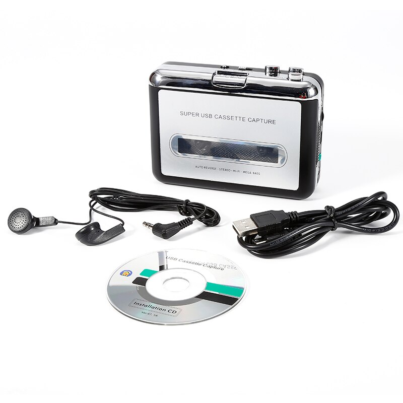 Usb Draagbare Cassette Naar MP3 Cd Converter Handheld Mini Audio Muziekspeler Tape Cassette Recorder Usb Flash Tape Om MP3/Cd