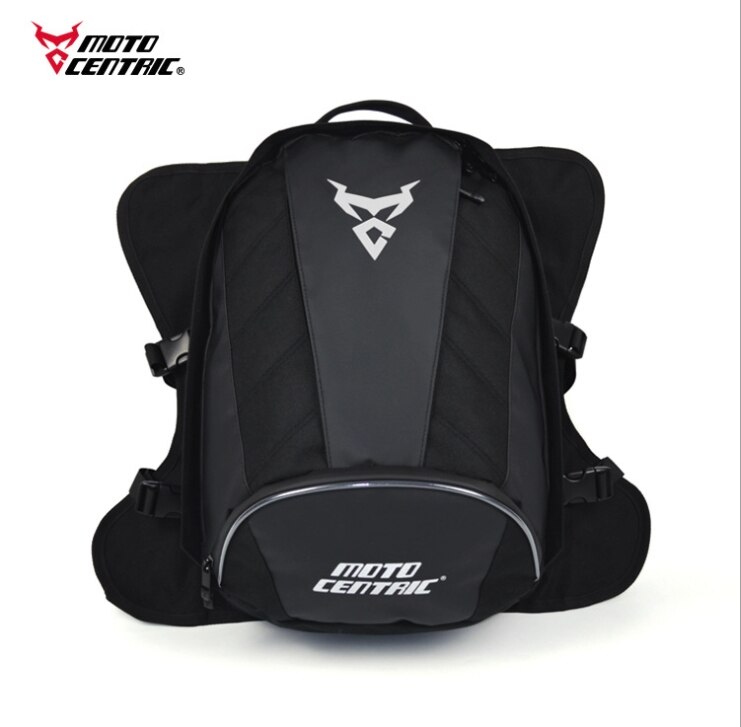 Motocentric motorsykkel drivstofftank baksete bakre bag multifunksjonell ryggsekk motorsykkel navigasjonsbag universal