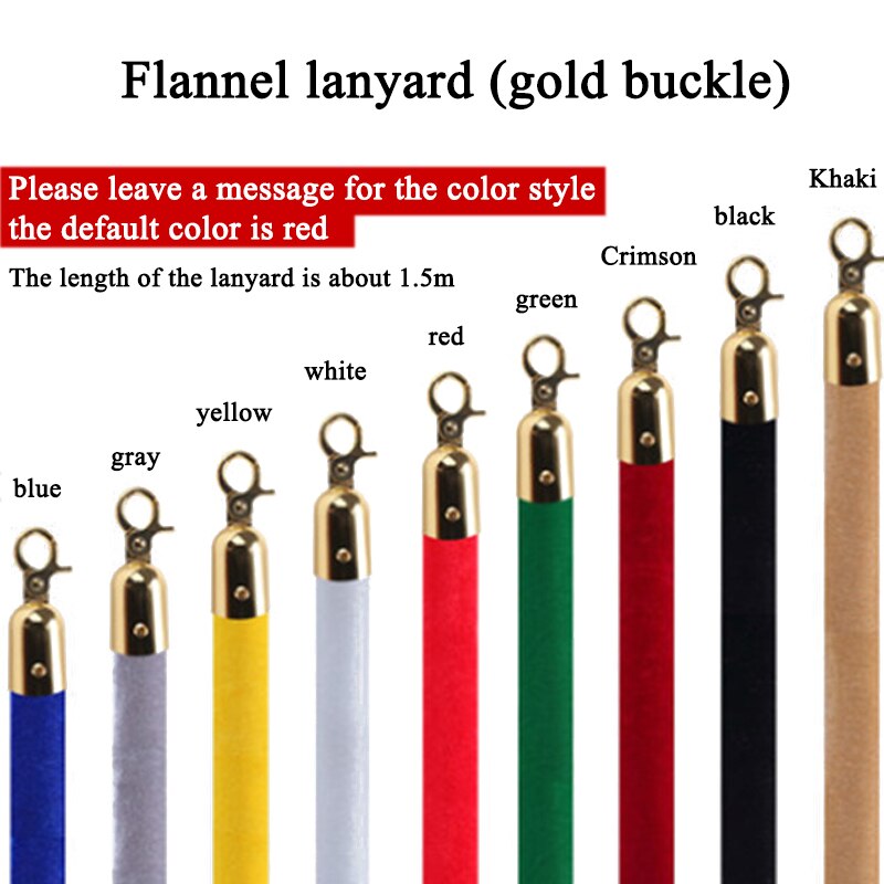 1.5m long twisted lining isolation rope, flannel sling obstacles, used to welcome the queued pole fence stand: DIY colorful rope1