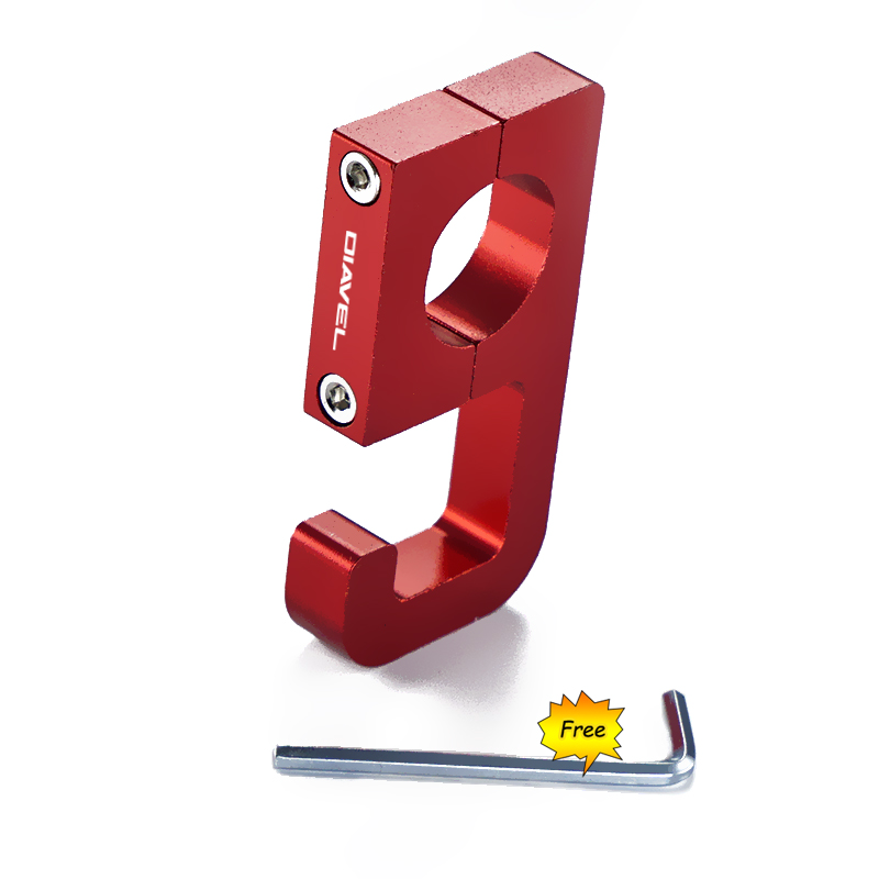 Voor Ducati Diavel Xdiavel S Diavel 1260 1200 Motorfiets Bagage Helm Haak Aluminium Mount Houder Haak Hanger: Black