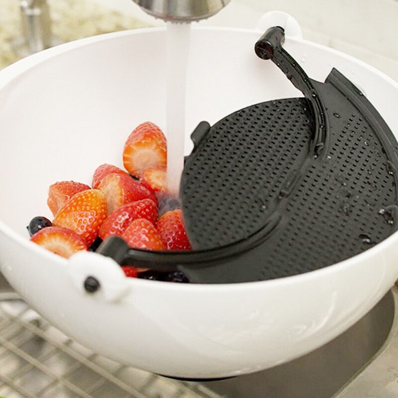 Panier de vidange ménager bol de mélange multifonctionnel avec spatule, saladier en plastique, bols de mélange multi-usages, accessoire de cuisine