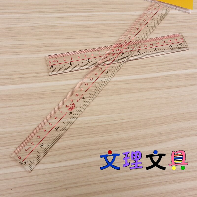 Organic Glass Ruler Multifunctional drawing Rulers... – Grandado