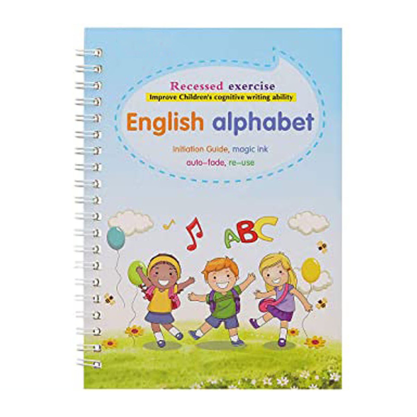 Magic Calligraphy Reused Handwriting 1 Copybook Children Copybook Children’s Writing Practice Props, Beautiful Fonts#p30: B