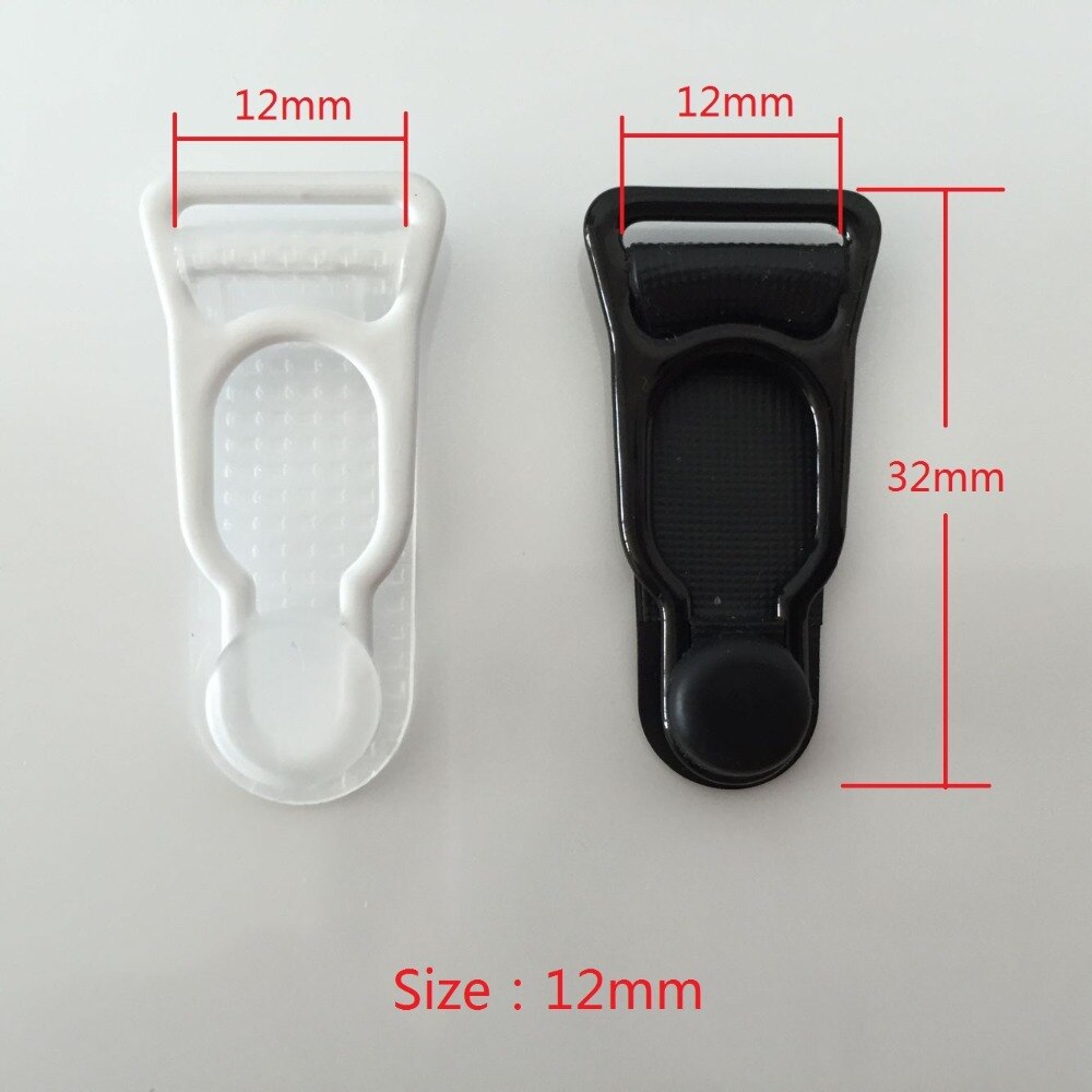 Darmowa wysyłka 100 sztuk/partia 10mm/12mm nylon powlekany metalowy klips robić pończoch klips robić pończoch