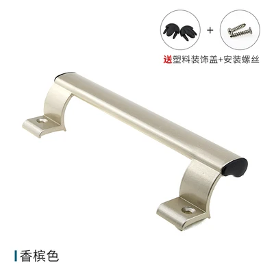 Balkonschuifdeurgreep Aluminiumlegering Duw- en trekdeurgreep Kunststof deur- en raamgreep: Bronze