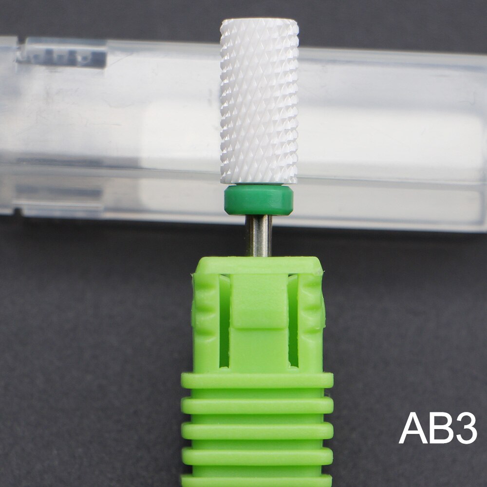 27 Type Ceramic Nail Drill Bits Manicure Milling Cutter For Electric Drill Machine Manicure Accessory Ceramic Nail File Tool: AB3