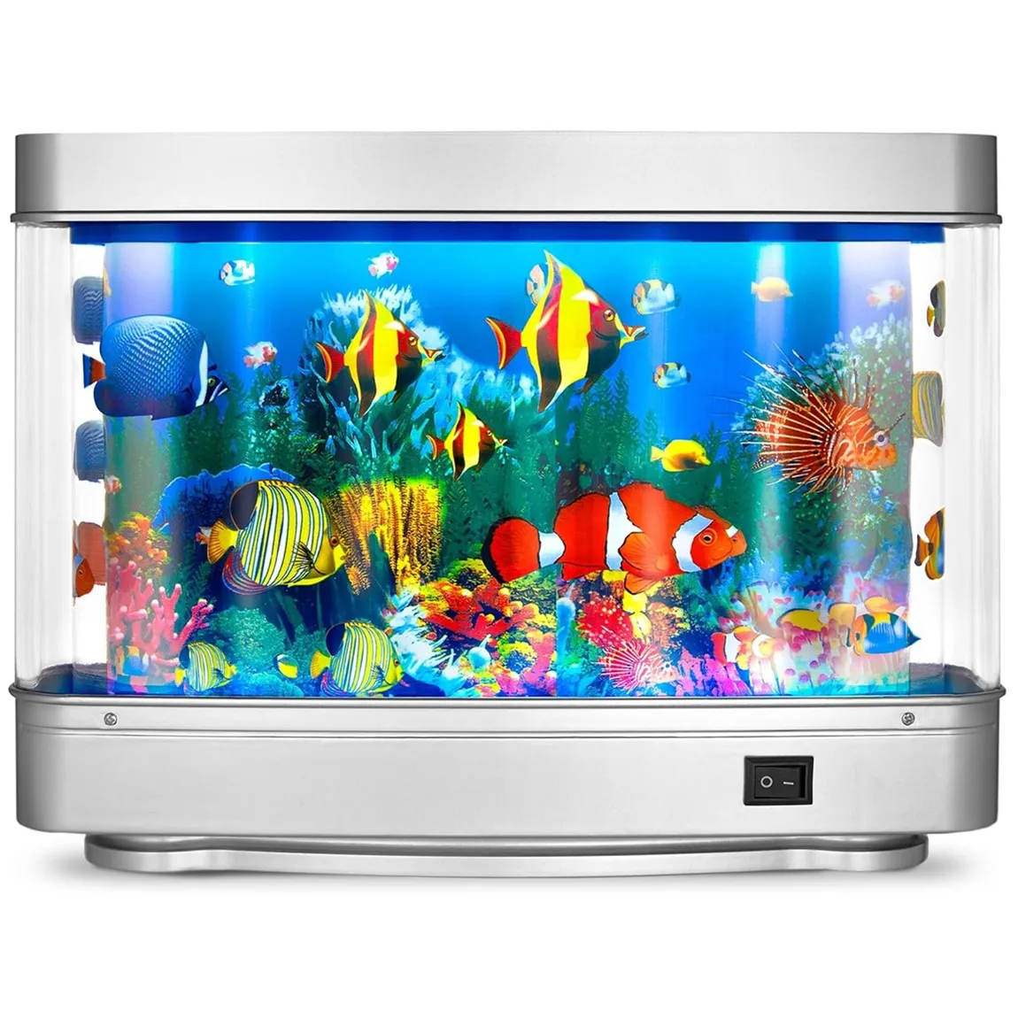 Künstliche tropische Aquarium lampen Aquarium dekorative Tisch lampe virtuelle Ozean dynamische LED Nachtlicht Kinderzimmer Dekor