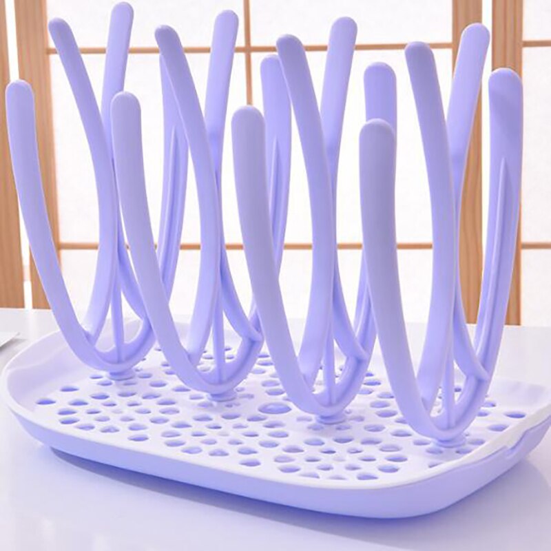 Baby Feeding Bottle Drying Rack Mat Tree Shelf Kitchen Cleaning Tool Dryer Rack Detachable Storage Cup Dry Rack YHZ002: YHZ002B