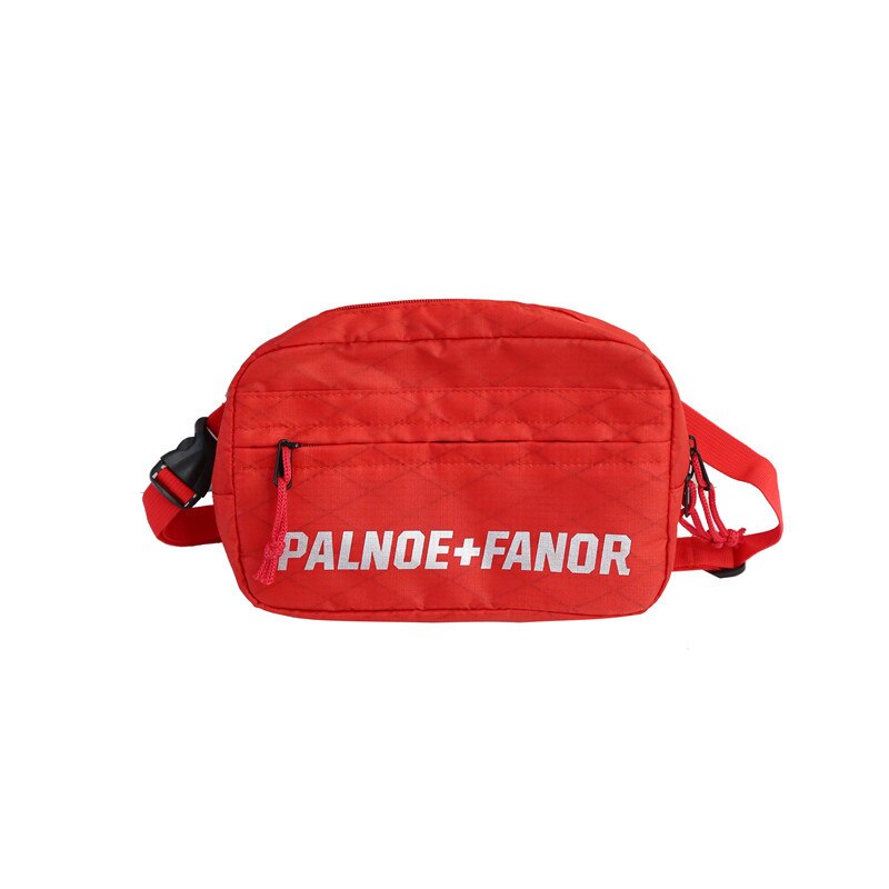 Schoudertas heren populair merk transparant heren borsttas casual hiphop kleine schoudertas koreaanse stijl schoudertas sport d: Rood