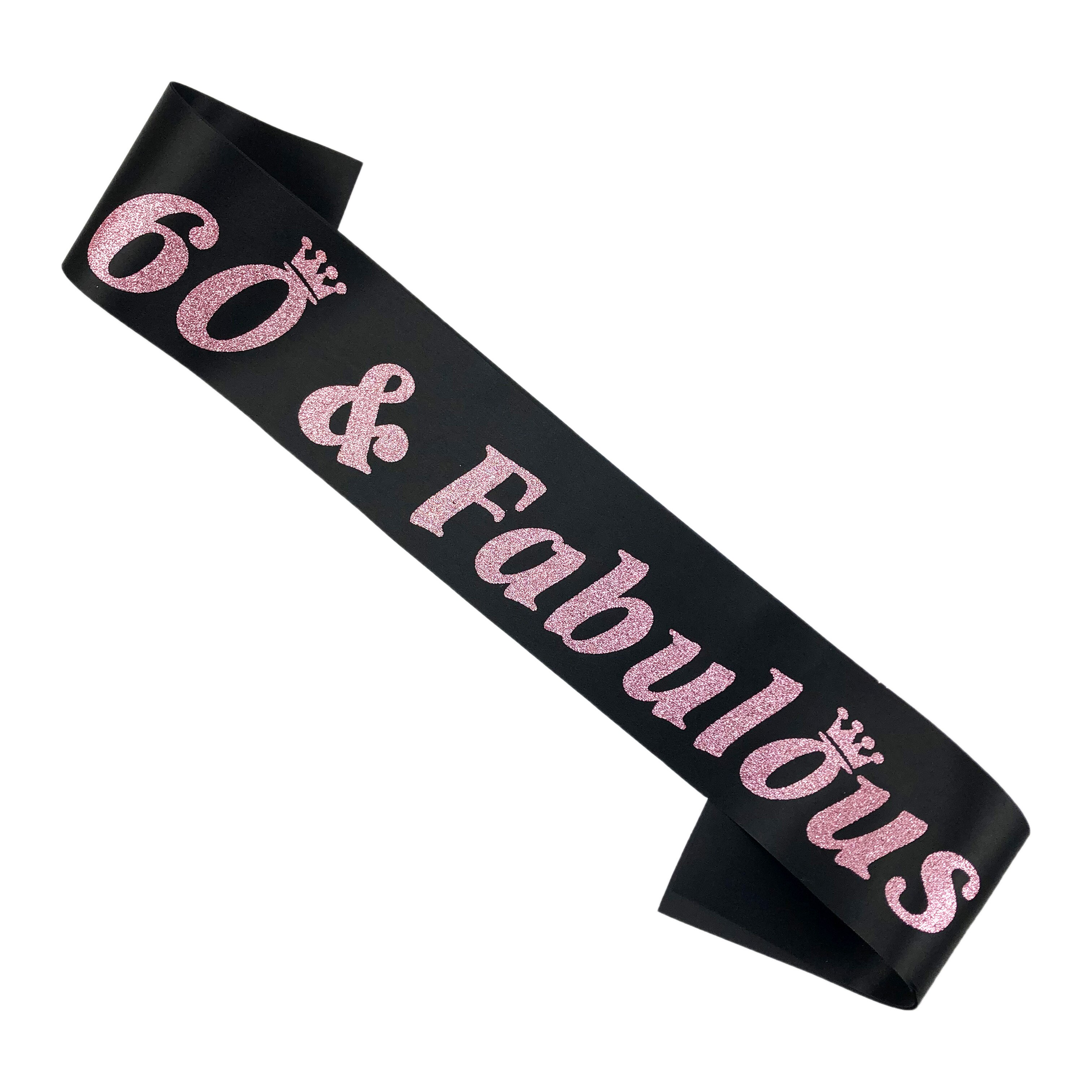 30 Krone fabelhaft Satin- Band Schärpe 18st 30th 40th 50th Geburtstag Schärpe Für Frauen Mann Glücklich Geburtstag Party Dekorationen Lieferungen: 60