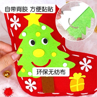 Kinderen Maken Hun Eigen Kerst Kousen, In Een Verscheidenheid Van Kleuren, En Vertel Ons Welke Kleur Je Wilt: Multicolor