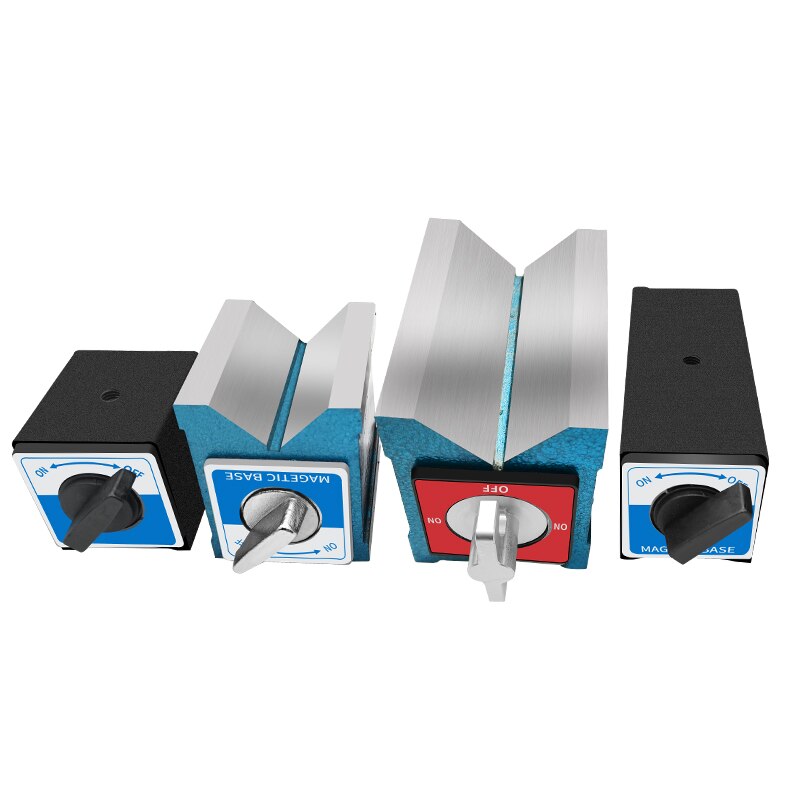 1PC Switch Magnetic Table Base 6T 8T 10T 12T V Type Power Magnetic Base Dial Indicat Base with On/Off Switch