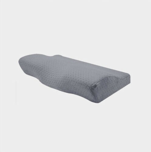 Contour memory foam cervikal kudde ortopedisk nacksmärtskudde för sida rygg spondylodyn sovkuddar nacke huvud ryggstöd: Ljusgrå