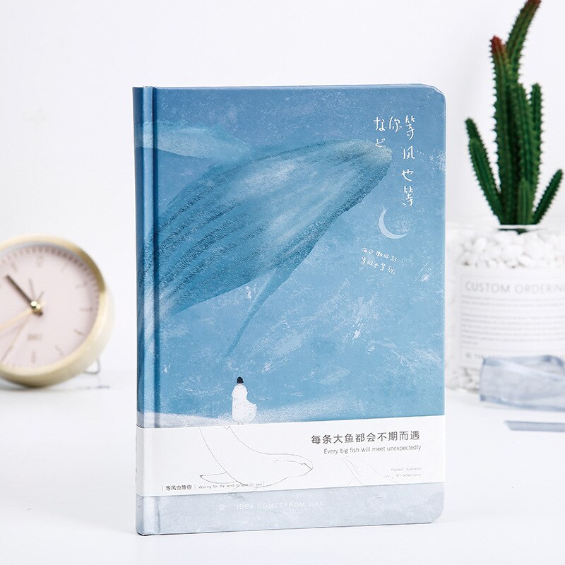 A5 Cute Notebook with Colorful Pages Kawaii Diary Journal for School Office Stationery Painting Sketchbook Notebooks and Journal: G
