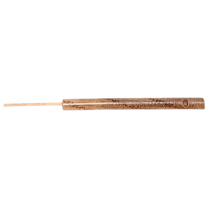 17.1*1.8cm bambusfløyter pi thai musikalsk fuglefløyte lyd fløyte treblåseinstrument tilbehør